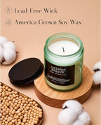 M&SENSE Candle Oceanic Breeze Scented Candle, Long Lasting Pineapple & Mango - Image 3