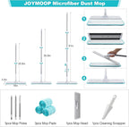 JOYMOOP 18 Inch Dust Mop for Hardwood Floors, Heavy Duty Industrial Wet Dry Mops - Image 2