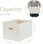 DECOMOMO Storage Bins for Shelves Robust Fabric Closet Bins for Shelves Toy - Image 8