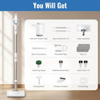 FEPPO Steam Mop with Detachable Handheld Steam Cleaner - Image 9