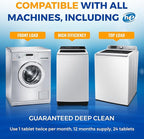 Washing Machine Cleaner Tablets 24 pack Powerful Descaler -Deep Cleaning - Image 3