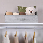WUIKE Closet Organizers and Storage, Foldable Trapezoid Storage Bins - Image 7