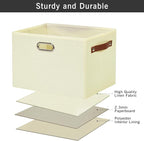 Large 3-Pack Foldable Fabric Storage Bins - Image 5