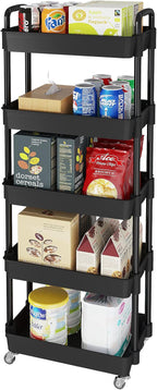 Laiensia Storage Cart, Mobile Shelving Unit Cart by Laiensia