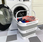 SAMMART 40L Collapsible Plastic Laundry Basket - Image 7