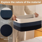 Large Storage Basket for Organizing, Woven Rope Basket for Shelves, Closet - Image 7