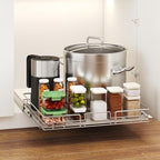 LOVMOR Pull Out Cabinet Organizer 27" W x 21½" D, Kitchen Cabinet Pull Out - Image 5