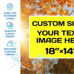 Repaly Personalized signs, Aluminum Weatherproof Metal Sign Multiple Sizes - Image 4