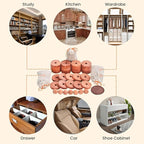 Homode Cedar Chips and Bags, Fresh Cedar Wood Rings and Sachets - Image 4