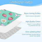 Mint Green Sharks Strawberry and Daisy Ironing Mat - Image 4