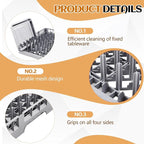 Commercial Dishwasher Tray Rack Polypropylene Full Size Flatware Rack - Image 3