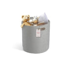 PUTSKA Basket – Round Storage for Toys, Stuffed Animals – Soft Baby Girl Basket by Putska