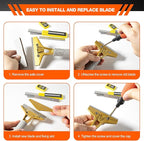 Gomake 4" Wide Razor Blade Scraper Tool - Image 9