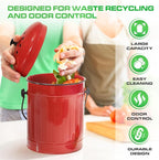 Plexon Countertop Compost Bin Kitchen - Image 3