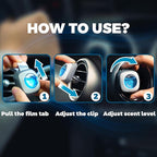 Air Jungles New Car Scent Car Air Freshener Clip, 6 Vent Clips, 4ml Each - Image 3