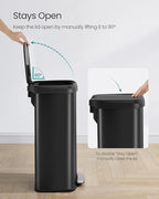 SONGMICS Kitchen Trash Can, 21 Gallon Stainless Steel Garbage Can, - Image 6