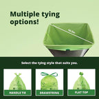 Simply Bio 13 Gallon Compostable Trash Bags Liners Drawstring, Heavy Duty Extra - Image 8
