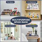 Spice Rack Organizer for Cabinet, 4 Tier Seasoning Organizer, Expandable Shelf - Image 6