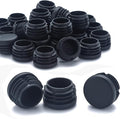 Plastic Plugs Tubing End Caps- Furnigear Black Chair End Cap 1 1/8" Outside by Furnigear