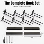Garage Garden Tool Organizer Wall Mount, Heavy Duty Garage Tool Storage Rack 64 - Image 2