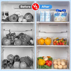 JollyPack 8 Pack Clear Plastic Storage Bins, Pantry Organizers and Storage - Image 5