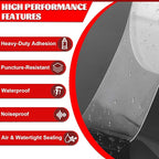 Transparent Window Weather Sealing Tape 2 Inch x 66 FT Weather Stripping - Image 7