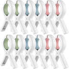 Senbowe 12 Pack Beach Towel Clips, Pool Chair Clips, Heavy Duty Plastic Clothes by Senbowe