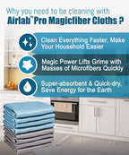 Streak Free Miracle Cleaning Cloths Easy Clean Nanoscale, Microfiber Polishing - Image 2
