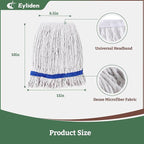 Eyliden 3 Pack Mop Heads Replacement, Universal Commercial Mops - Image 7