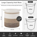 OIAHOMY 80L Laundry Baskets Hamper - Image 5