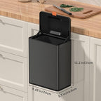 Mbillion Kitchen Compost Bin Hanging Trash Can - Image 6