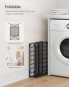 SONGMICS Laundry Hamper, 11 Gal. Laundry Basket, Collapsible Clothes Hamper - Image 6