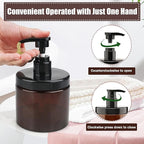 Cosywell Pump Bottle Dispenser Shampoo and Conditioner Dispenser 2 Pack - Image 3
