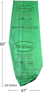 BioBag The Original Compostable Bag, 64 Gallon, 100% Certified Compostable - Image 5