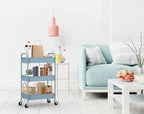 CAXXA 3-Tier Rolling Metal Storage Organizer - Image 7