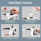 Spurgehom Handheld Steam Cleaner, Portable Steamer - Image 5