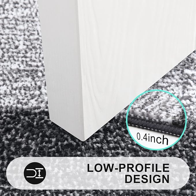 Kitinjoy Indoor Outdoor Door Mat, 30x17 Non-Slip Absorbent Dirt Trapper - Image 4