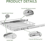 Pull Out Cabinet Organizer 30" W x 21½" D, Heavy Duty Cabinet Pull Out Shelves - Image 7