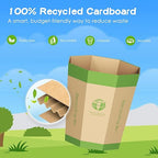 6-Pack Cardboard Trash Can – Foldable, Recyclable, Plastic-Free & Reusable - Image 2