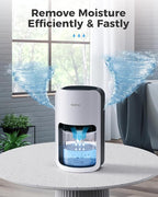 TABYIK Dehumidifiers for Home, 42oz Dehumidifier for Bathroom, Dehumidifiers - Image 2