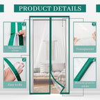 Amylove Zipper 60 x 102 Inch Dust Barrier Kit Construction Door Barrier 5 x 8.5 - Image 3