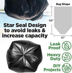 ToughBag 95-96 Gallon Trash Bags Heavy Duty, 100 Gallon Can Liners - Image 2