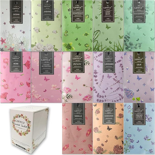 13 Scents Scented Sachets for Drawers and Closets 14 Packs Lavender Rose - Image 2