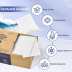 Poesie Laundry Detergent Sheet Ocean Breeze Scent 160 Loads Portable - Image 3