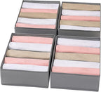 4 Packs T-shirt Drawer Organizers by Coorganisers