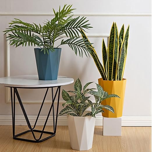 2 Pack Small Trash Can 1.8 Gallon Waste Basket Bathroom Garbage Bin - Image 3