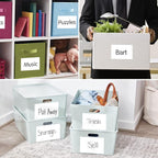 150 Pcs Labels for Storage Bins, 6 X 4 Inch Removable Labels for Storage Bins - Image 7