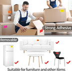 STARLIBOO Removable Colored Labels Stickers, 3X5 Inch Removable Large Label - Image 4