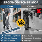 42" Commercial Mop, MASTERTOP Heavy Duty Dust Floor Mop - Image 3