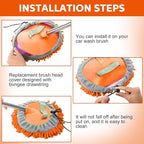Layhit 5 Pcs Car Wash Mitt Set, Brush Not Included, Microfiber Mitt Cleaning - Image 4